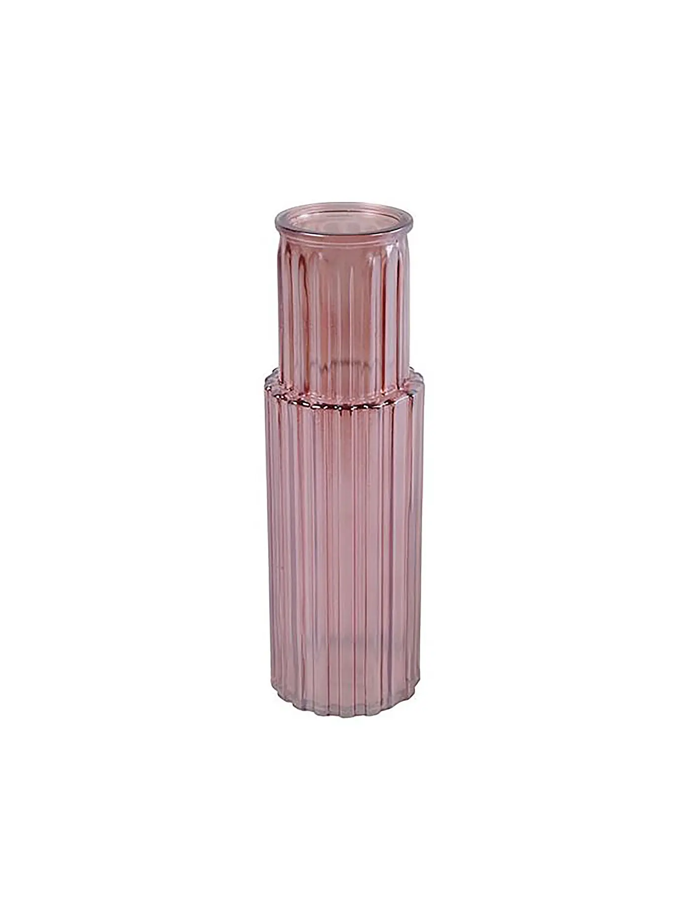 COUNTRYFIELD | Vase IRINA 8x24cm Gelb | rosa